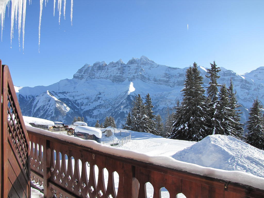 Hotel-Restaurant Le Relais Panoramique Les Crosets Exterior photo